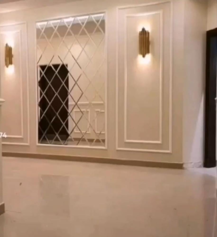 مرآة حائط بنقش الماس — مرايا في القطيف